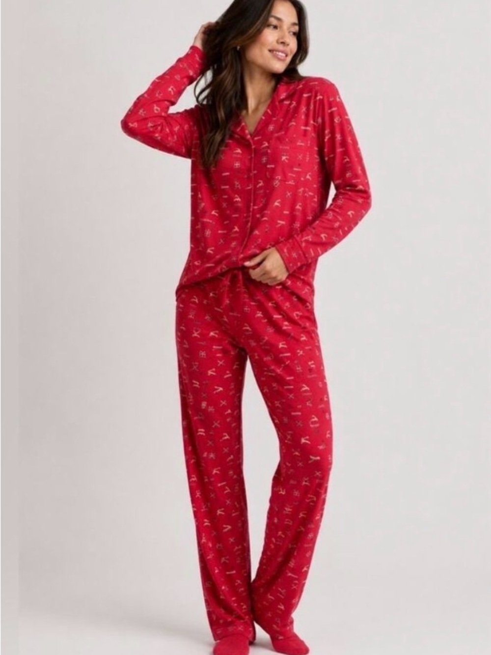 SKIMS SLEEP LONG SLEEVE BUTTON UP SET | SIZE S | NWOT